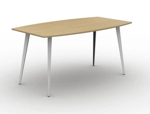 Mobili Pyramid Wooden Meeting Table With Steel Legs