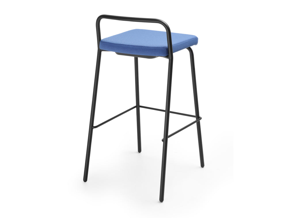 Momo High Stool with Footrest 7