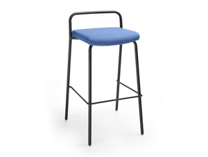 Momo High Stool with Footrest 9