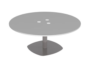Mono Giant Round Meeting Room Table With Power 2