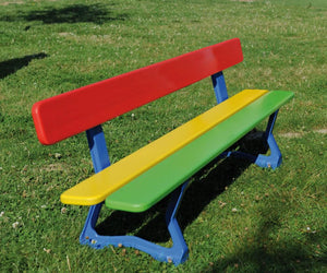 Mora Nursery Seating Bench in Outdoor Setting