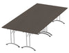 Morph Meeting Configuration 04 Rectangular In Royal Oak Chrome M 04 Ro Chr