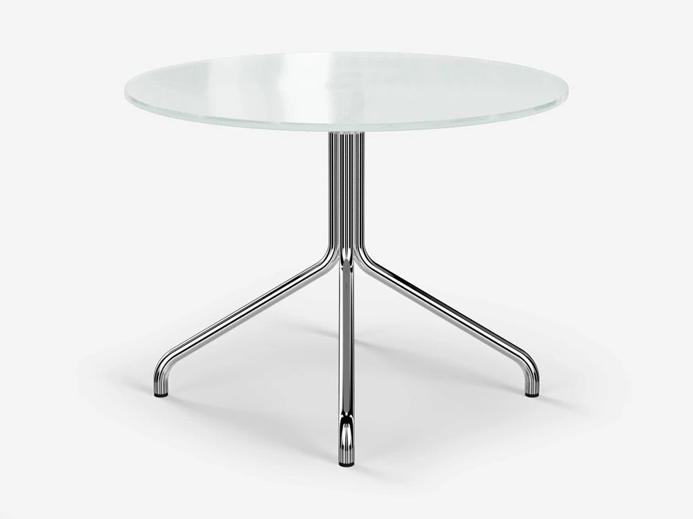 Multipurpose Tables Low Round Table  Metal Legs   Model Sh40 Pro Sh40Chr Gl1