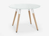 Multipurpose Tables Round Table  Wooden Legs   Model Sw40 Pro Sw40 H6