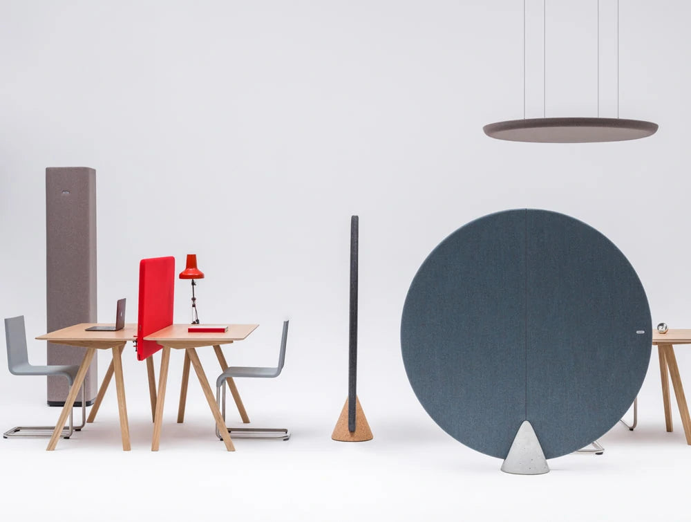 Mutedesign Acoustic Panel Tower Blocks Cone And Duo For Open Office Space