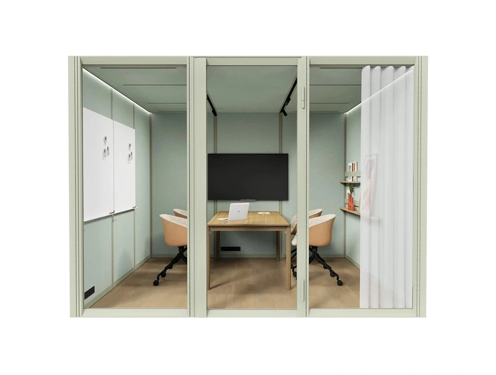 Mutedesign Omniroom Meet 4 Person Closed Meeting Pod 3X3 P4 V1 C
