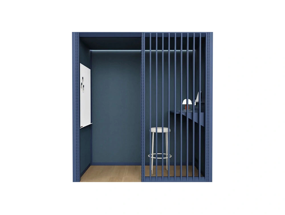 Mutedesign Omniroom Work 1 Person Open Working Pod 2X1 P1 V2 O