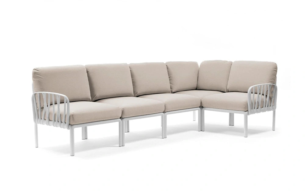 Nardi Komodo Outdoor Seating Set - White and TECH Panama