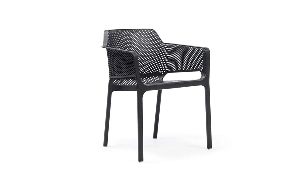 Nardi Net Stackable Monobloc Armchair - Anthracite