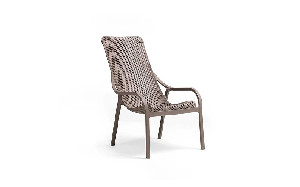 Nardi Net Stackable Monobloc Lounge Armchair - Light Brown