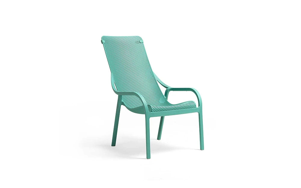 Nardi Net Stackable Monobloc Lounge Armchair - Willow Green