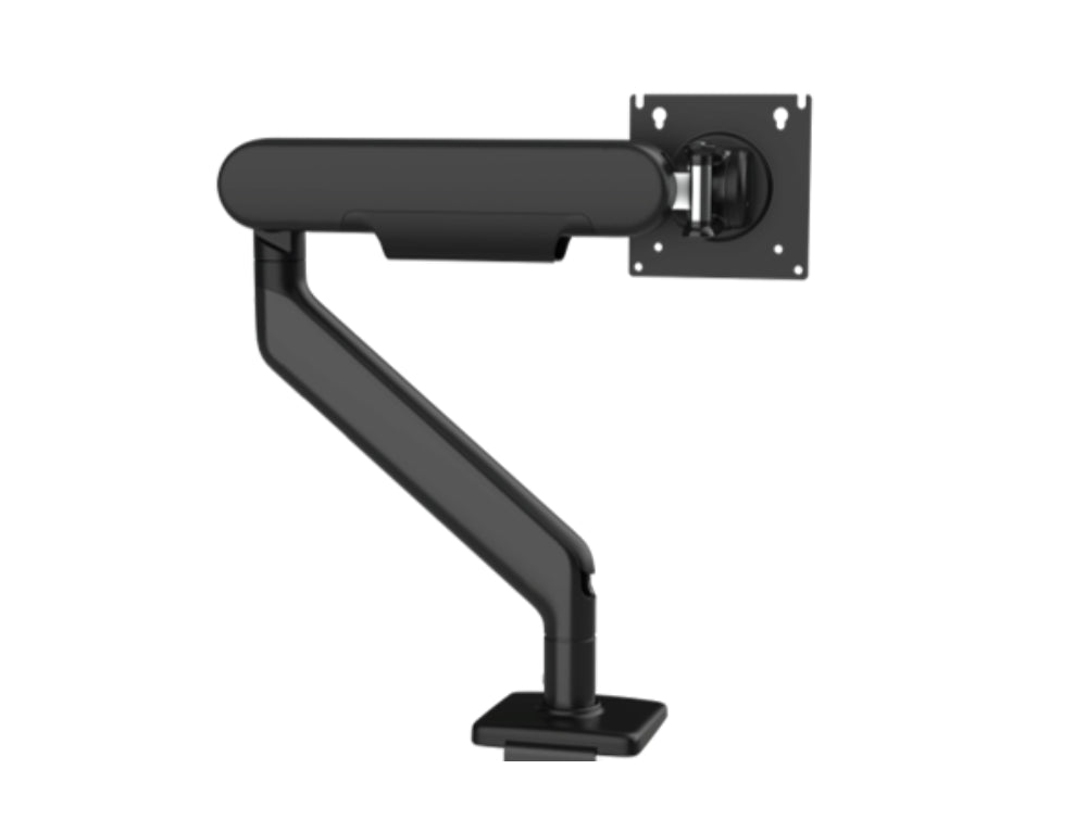 Natura Single Spring Flat Screen Monitor Arm Black