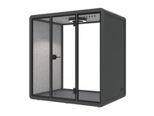 Nero 4 Person Meeting Pod in Black Featured Image