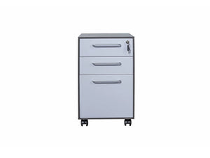 Nero Executive 3 Drawer Pedestral With Key