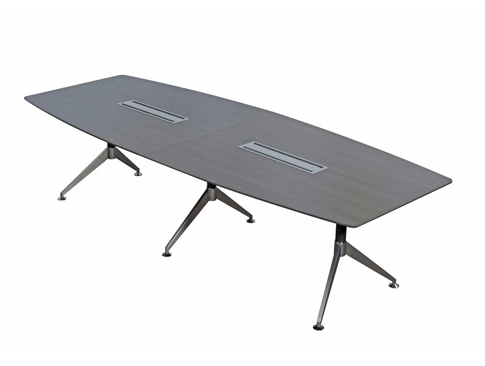 Nero Executive Boardroom Table with Cable Management