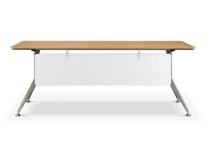 Nero Executive Desk with Modesty Panel American Black Walnut 3