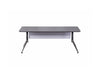 Nero Executive Desk with Modesty Panel Front View