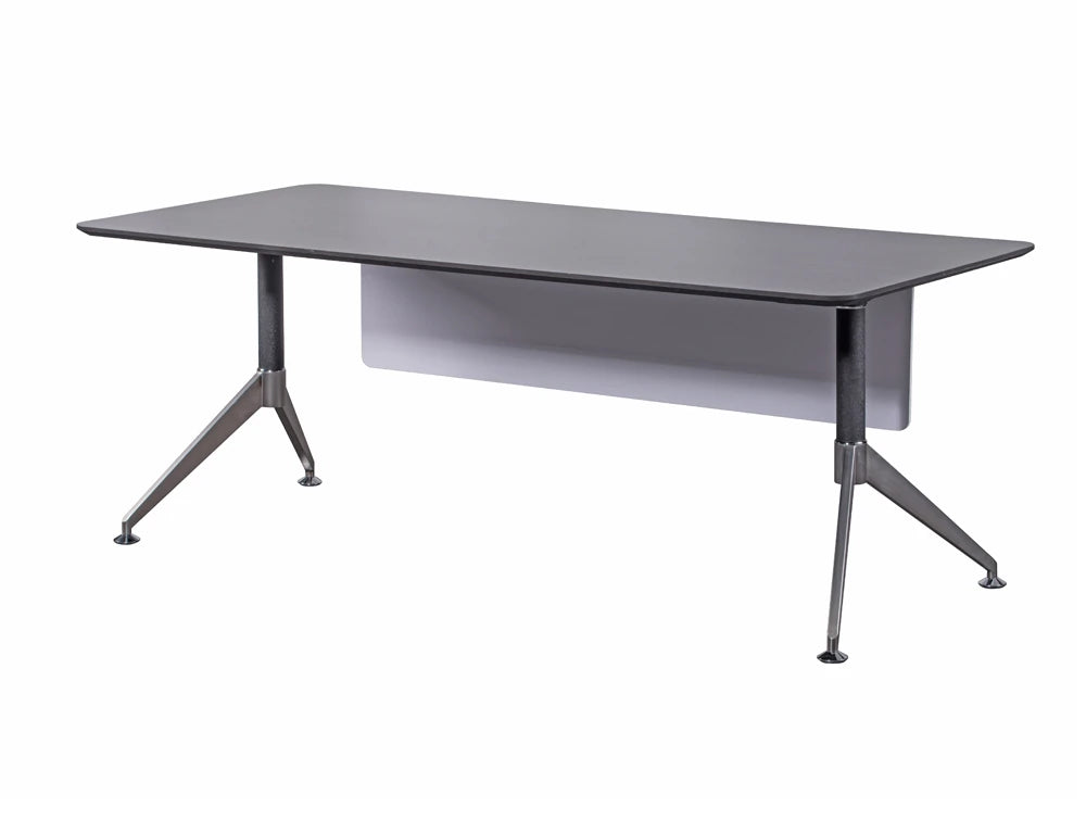 Nero Executive Desk with Modesty Panel