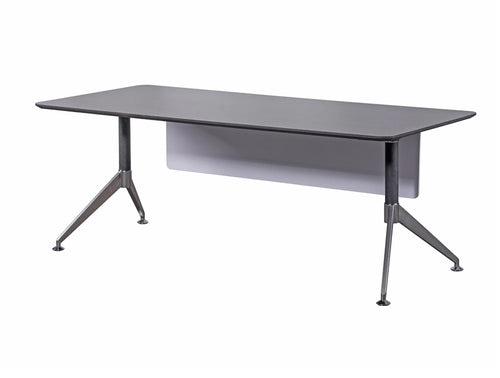 Nero Executive Desk with Modesty Panel American Black Walnut