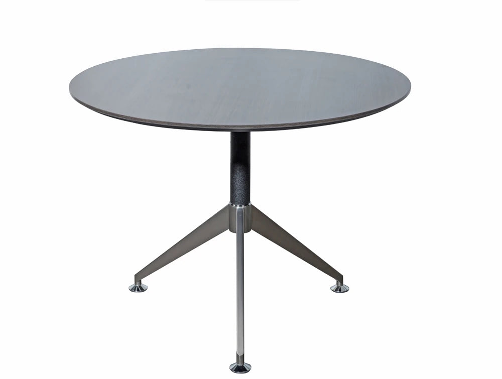 Nero Executive Round Table With Black Finish