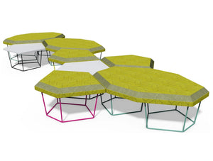 Nest Soft Seating With Power Hub And Graphical Pattern Finish