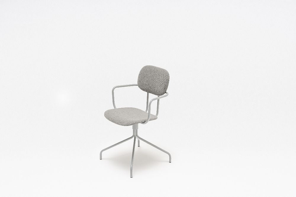 New School Chair Low Back with Arms and 4 Spoke Base 4