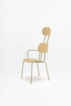 New School High Back Chair on 4 Legged Metal Frame 2