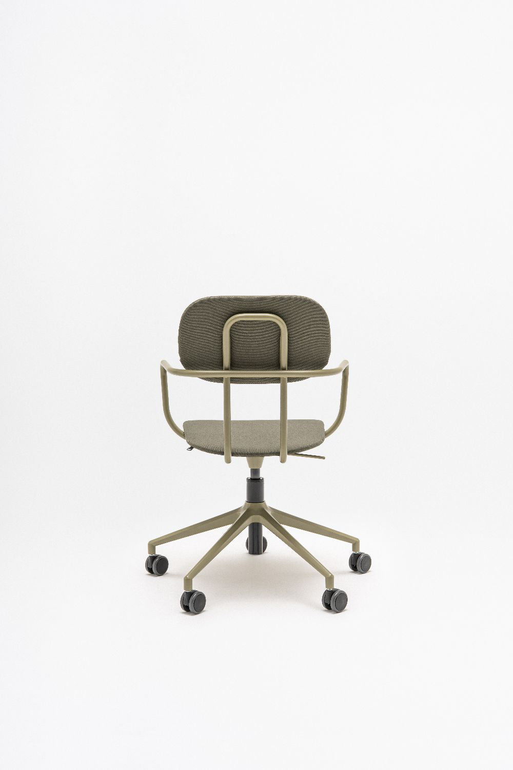 New School Low Back Chair on 5 Star Base with Castors 4