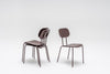 New School Low Back Chair with 4 Legged Frame Stacked 2