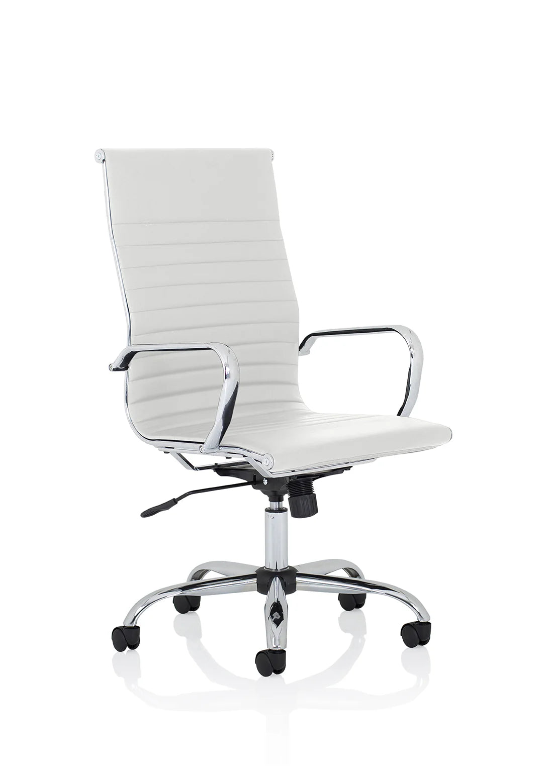 Nola Black Leather Executive Office Chair with Arms OP000256