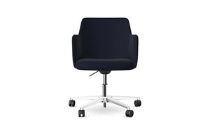 Noma Upholstered Height Adjustable Armchair With Castors 2