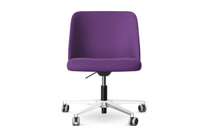 Noma Upholstered Height Adjustable Office Chair With Castors 3
