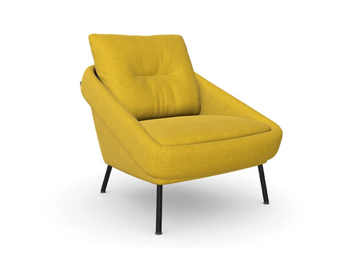 Nome Loose Backrest Lounge Armchair