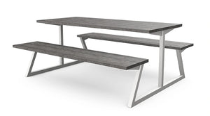 Nova Picnic Inspired Table And Bench Set 6