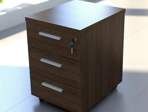 O5449 Quando Mobile Pedetstal 3 Metal Drawers Anti Tilt Soft Close 2