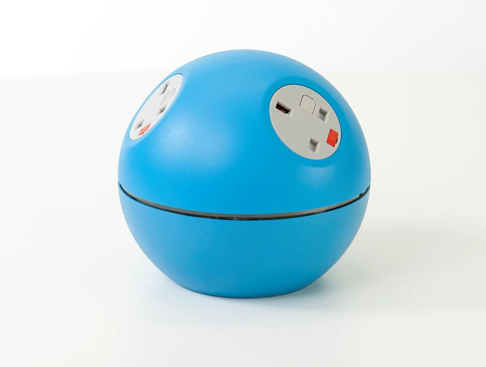 Oe Planet On Surface Power Module With Light Blue Finish And Uk Power Outlets