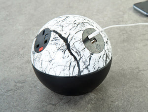 Oe Planet On Surface Power Module With Marble Effect Finish And Usb Port
