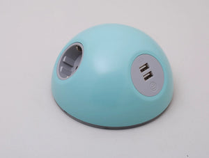 Oe Pluto On Surface Power Module With Turquoise Finish And Usb Port