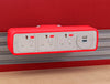 Oe Pulse 8 On Surface Power Module With Red Finish And Uk Power Outlet