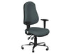 OE Series Upholstered Task Chair with Adjustable Arms and Chrome Base