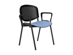 OI Series Mesh Visitor Chair in Black Frame