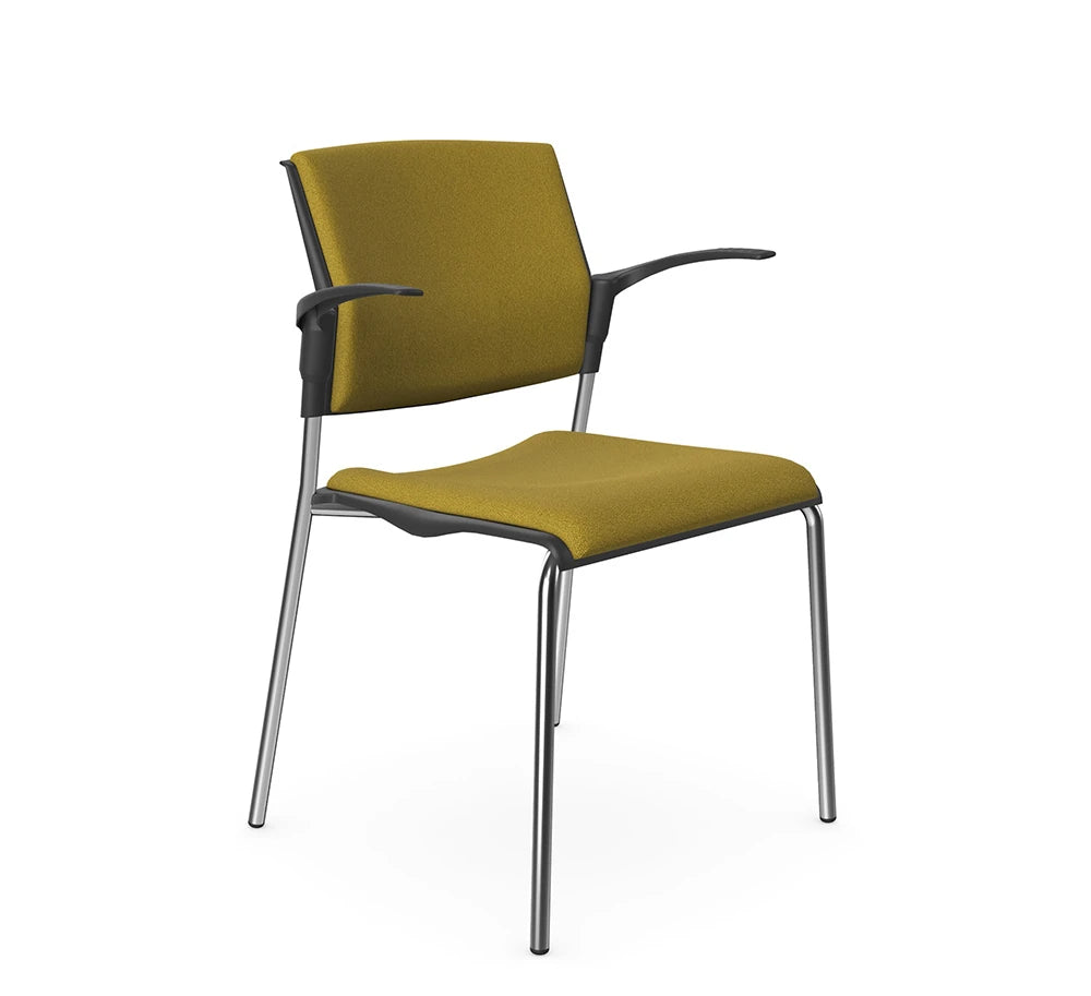Om Stackable Meeting Conference Chair With Arms Om2Fa E052