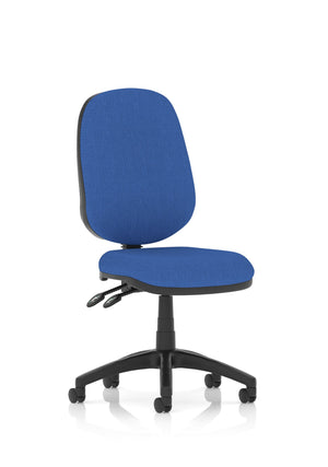 Eclipse Plus II Lever Task Operator Chair Blue Without Arms Image 2