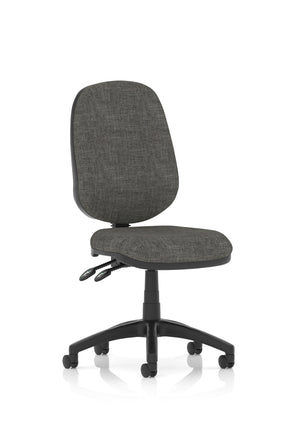 Eclipse Plus II Lever Task Operator Chair Charcoal Without Arms Image 2