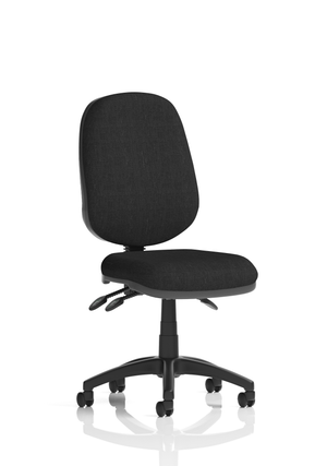 Eclipse Plus III Lever Task Operator Chair Black Without Arms Image 2