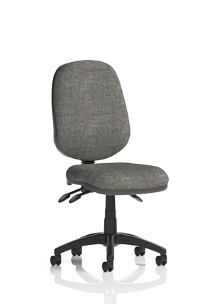 Eclipse Plus III Lever Task Operator Chair Charcoal Without Arms Image 2