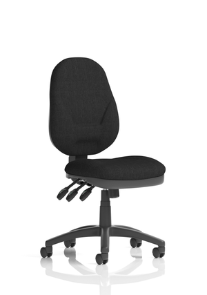 Eclipse Plus XL Lever Task Operator Chair Black Without Arms Image 2