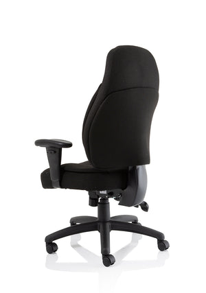 Galaxy Task Operator Chair Black Fabric With Arms Image 8