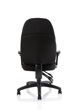 Galaxy Task Operator Chair Black Fabric With Arms Image 9