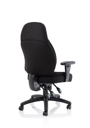 Galaxy Task Operator Chair Black Fabric With Arms Image 10
